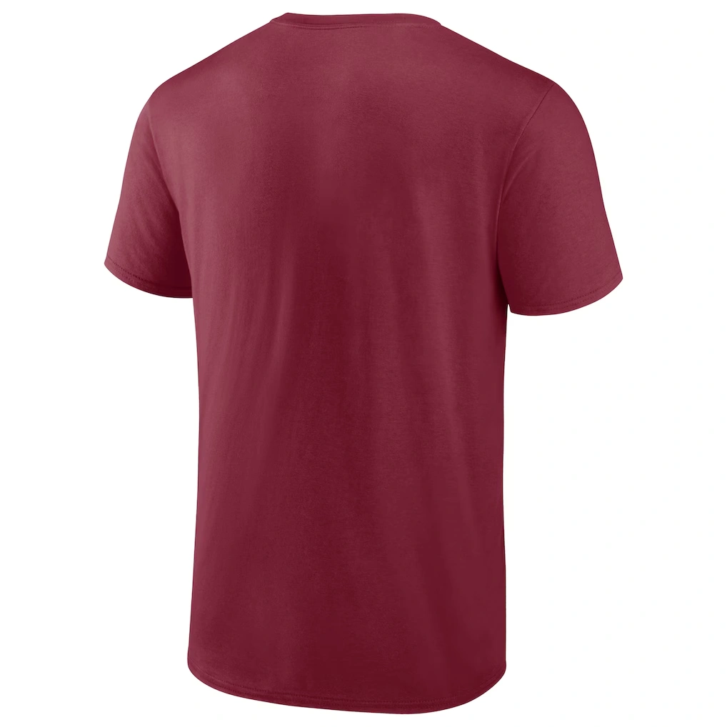Men's Washington Commanders Jayden Daniels Burgundy Player Frame T-Shirt