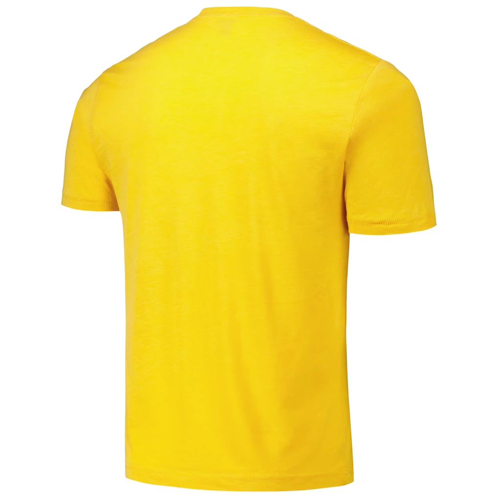 Unisex Washington Commanders Jayden Daniels Homage Gold Caricature Player Tri-Blend T-Shirt