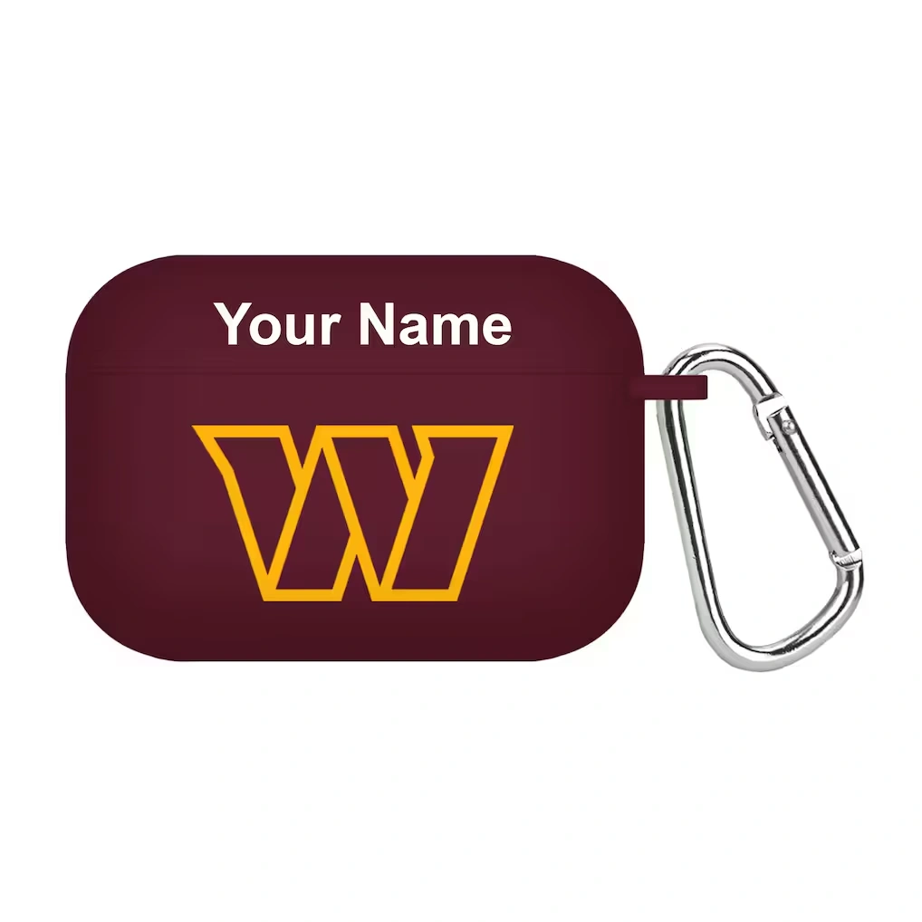 Washington Commanders Personalized AirPods Pro Case Cover