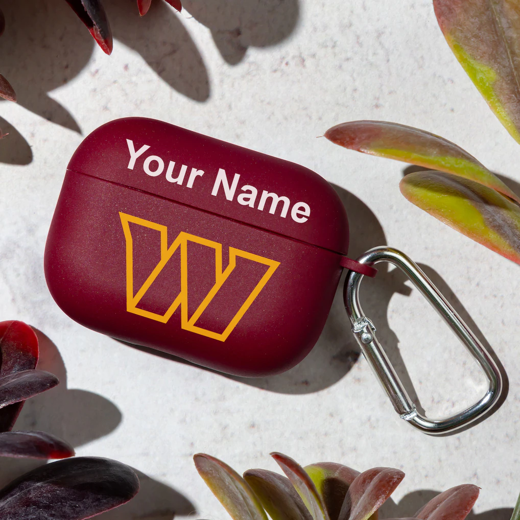 Washington Commanders Personalized AirPods Pro Case Cover