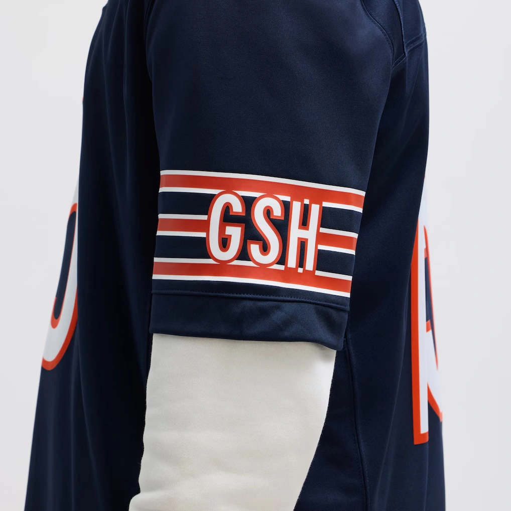 Men's Chicago Bears Rome Odunze Nike Navy Vapor F.U.S.E. Limited Jersey