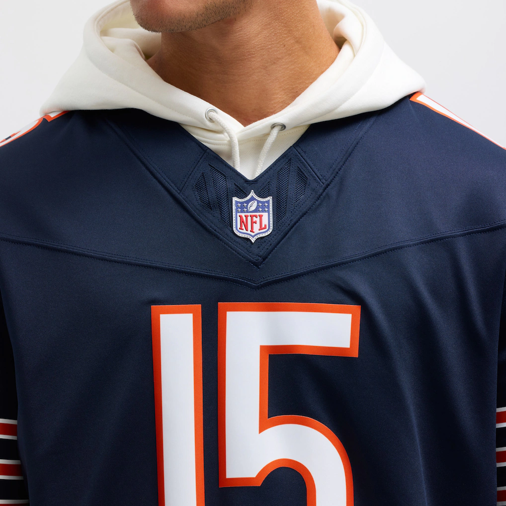 Men's Chicago Bears Rome Odunze Nike Navy Vapor F.U.S.E. Limited Jersey