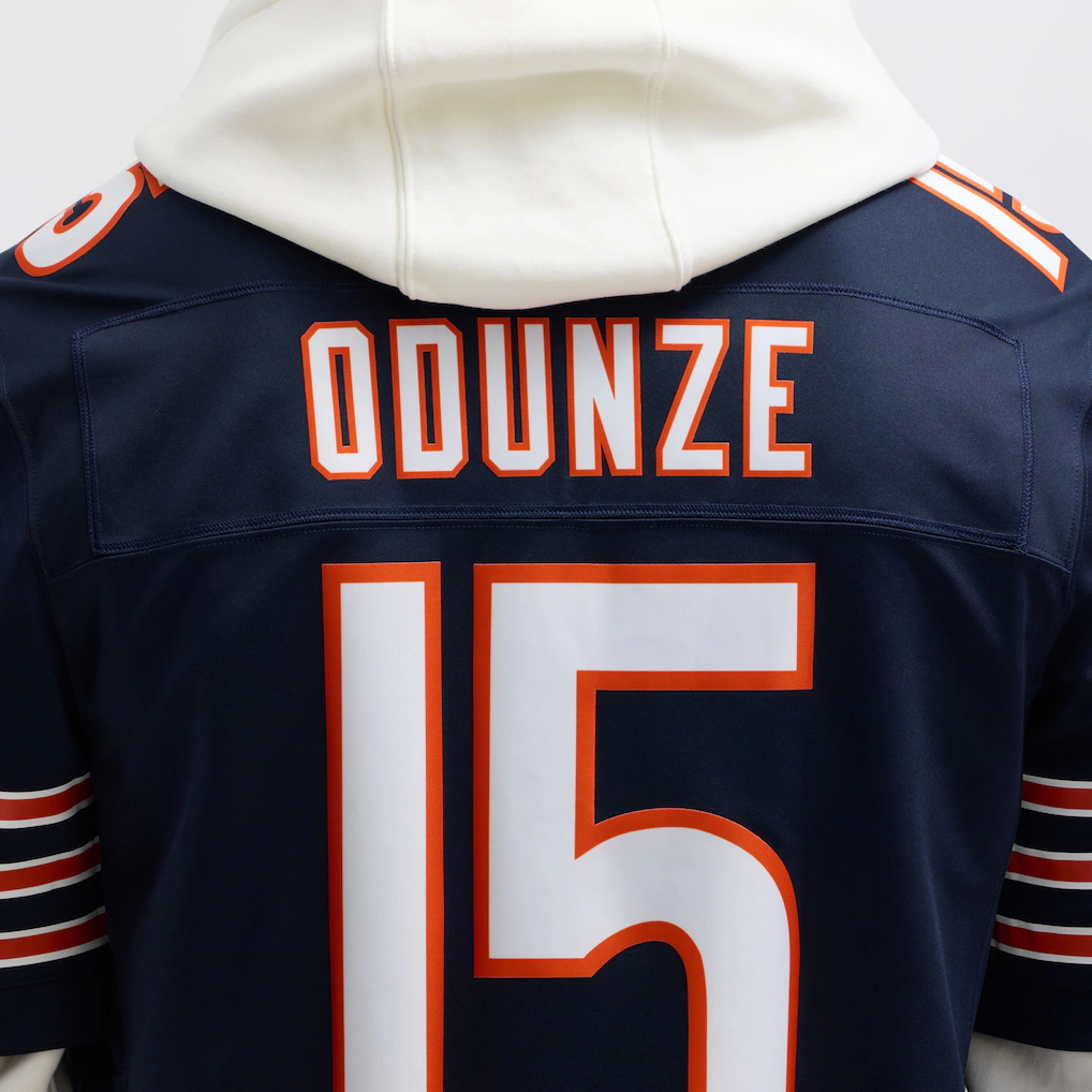 Men's Chicago Bears Rome Odunze Nike Navy Vapor F.U.S.E. Limited Jersey