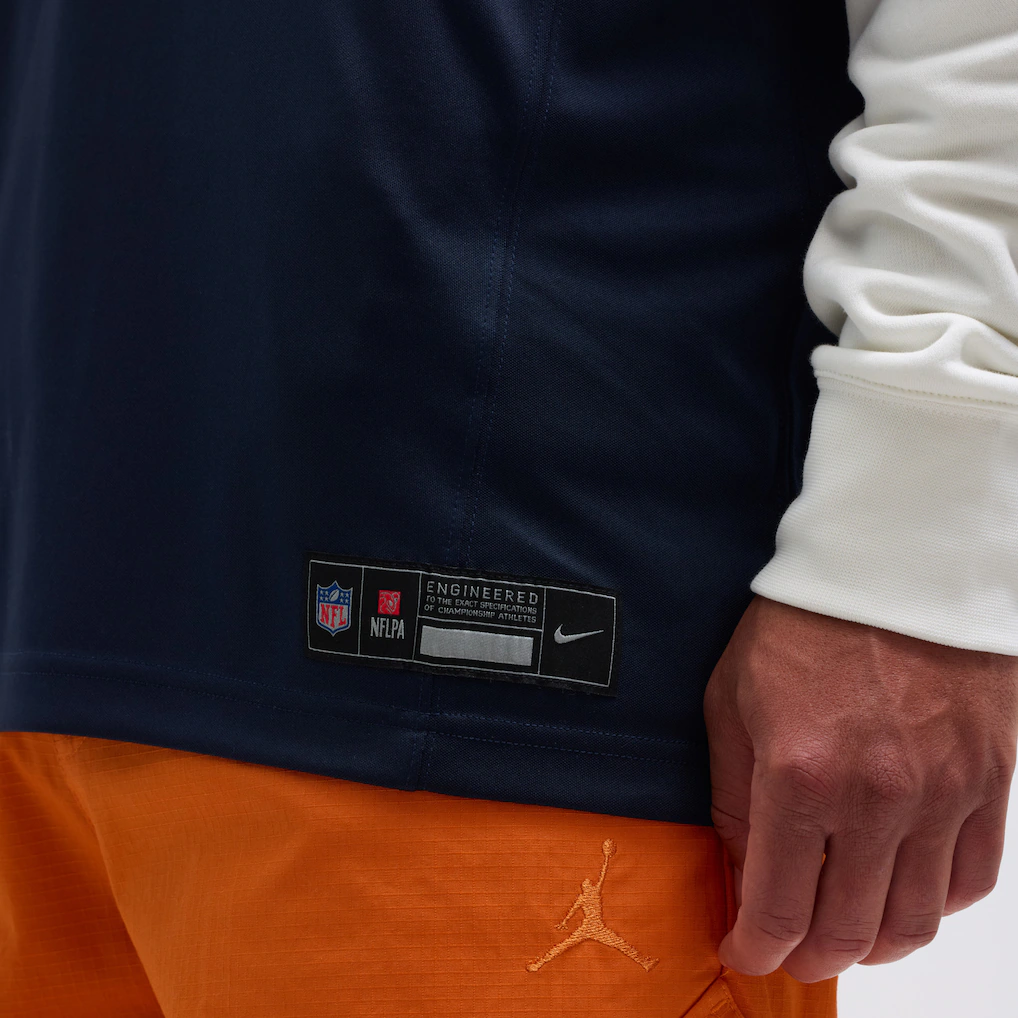 Men's Chicago Bears Rome Odunze Nike Navy Vapor F.U.S.E. Limited Jersey