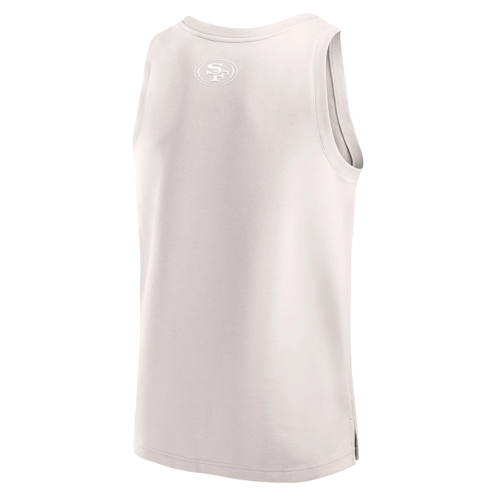 Men's San Francisco 49ers Fanatics Cream Elements Tank Top