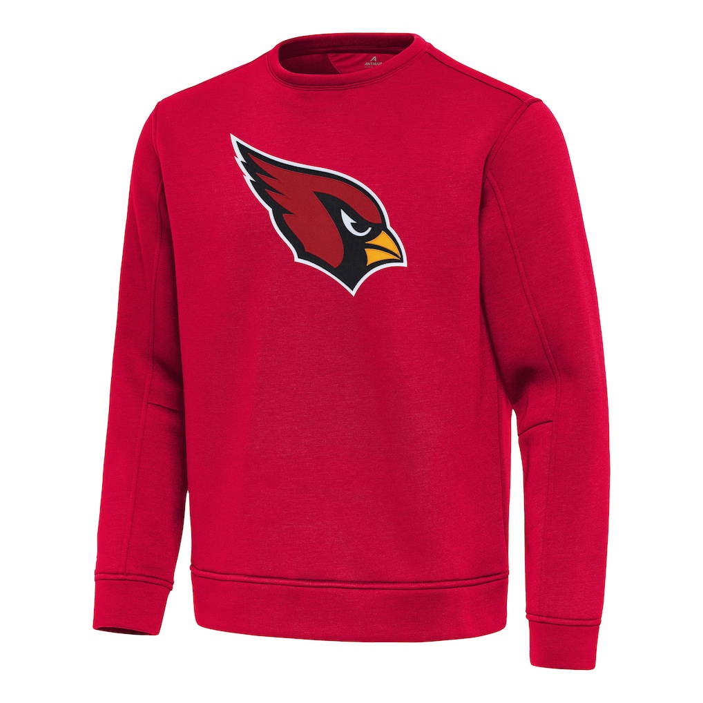 Men's Arizona Cardinals Antigua Red Relevant Lightweight Pullover Sweatshirt