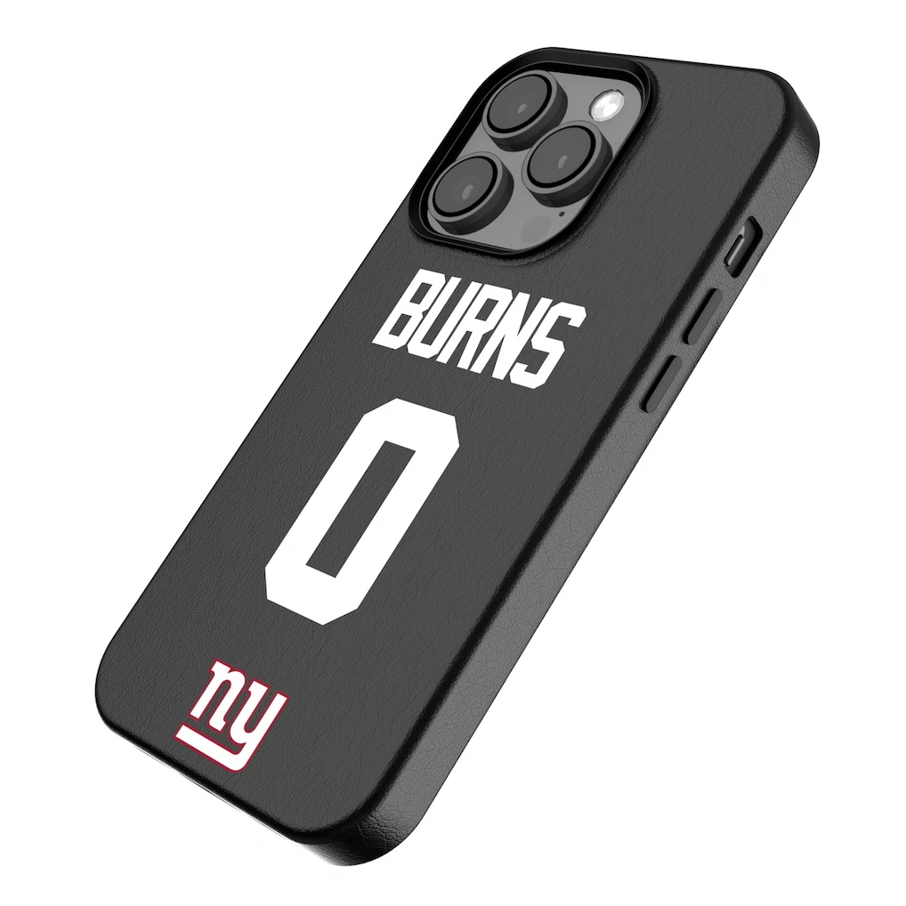 New York Giants Brian Burns Keyscaper Black iPhone Magnetic Bump Case