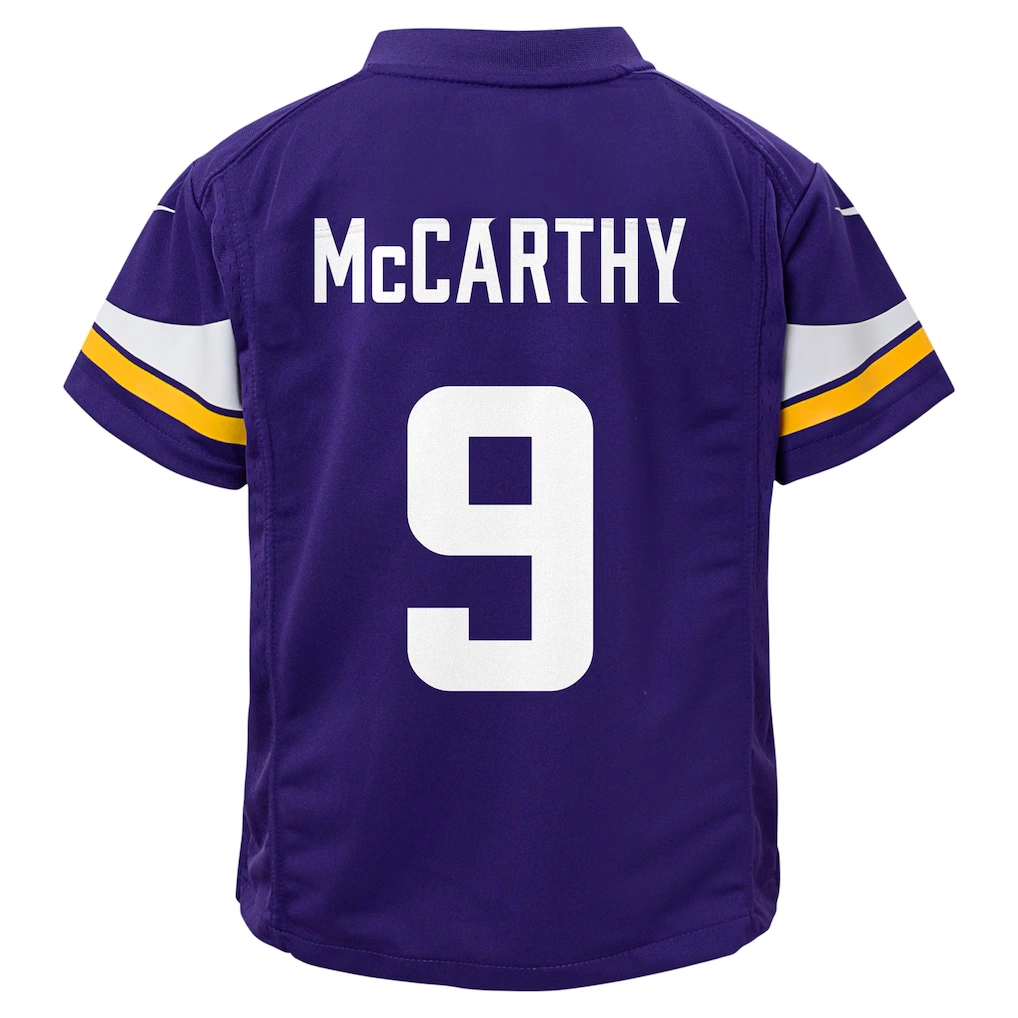 Infant Minnesota Vikings J.J. McCarthy Nike Purple Team Player Game Jersey