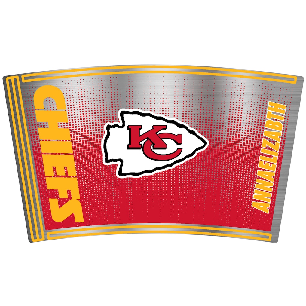 Kansas City Chiefs Team Logo 18oz. Personalized Roadie Tumbler