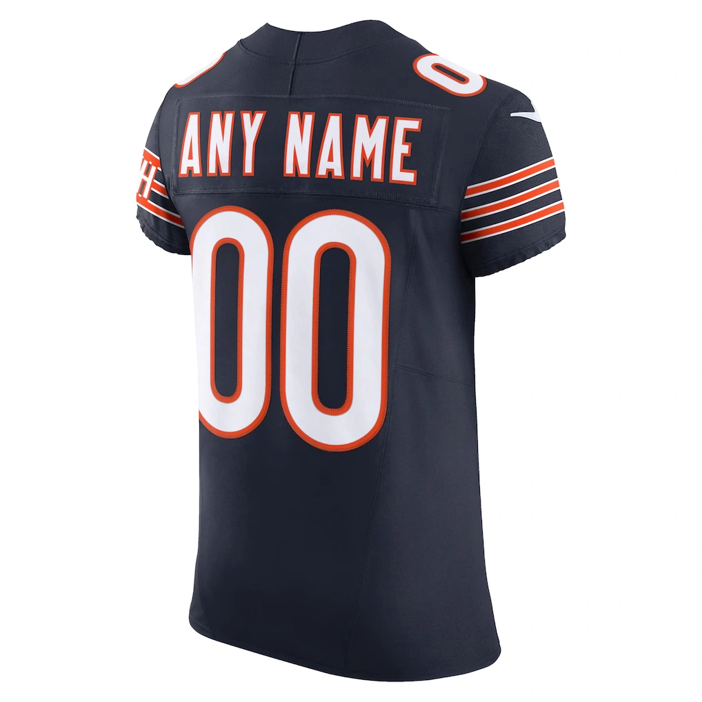 Men's Chicago Bears Nike Navy Vapor F.U.S.E. Elite Custom Jersey