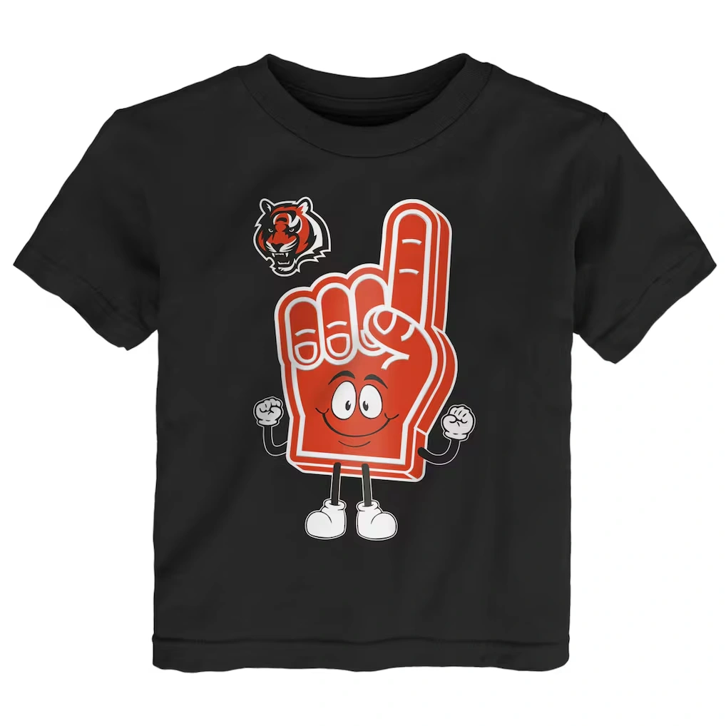 Infant Cincinnati Bengals Black Handy Man T-Shirt