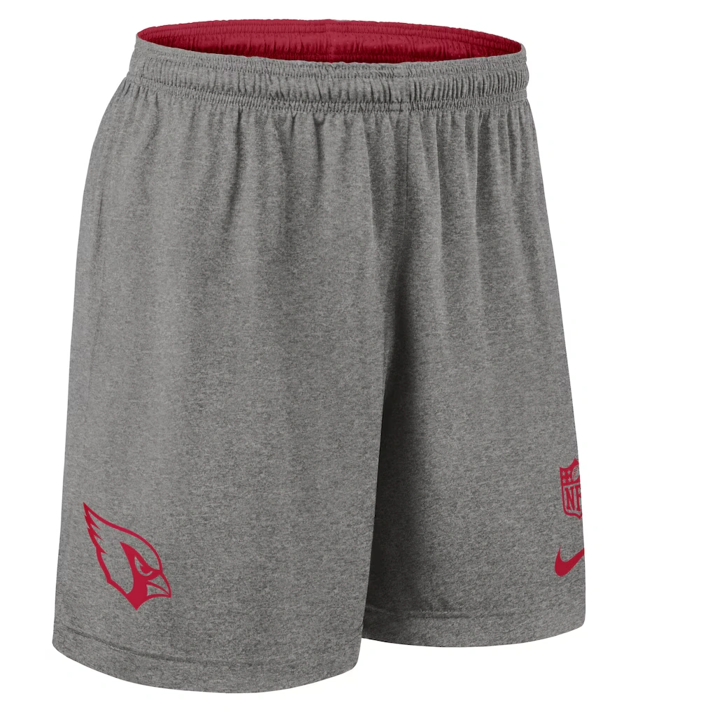 Men's Arizona Cardinals Nike Cardinal Sideline Reversible Dri-FIT Shorts 4 Men's Arizona Cardinals Nike Cardinal Sideline Reversible Dri-FIT Shorts