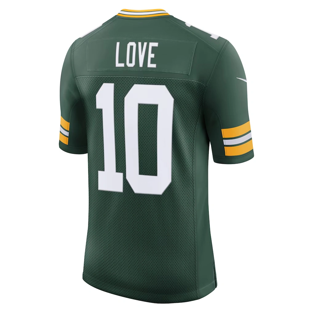 Men's Green Bay Packers Jordan Love Nike Green Team Vapor Untouchable Limited Jersey 3 Men's Green Bay Packers Jordan Love Nike Green Team Vapor Untouchable Limited Jersey