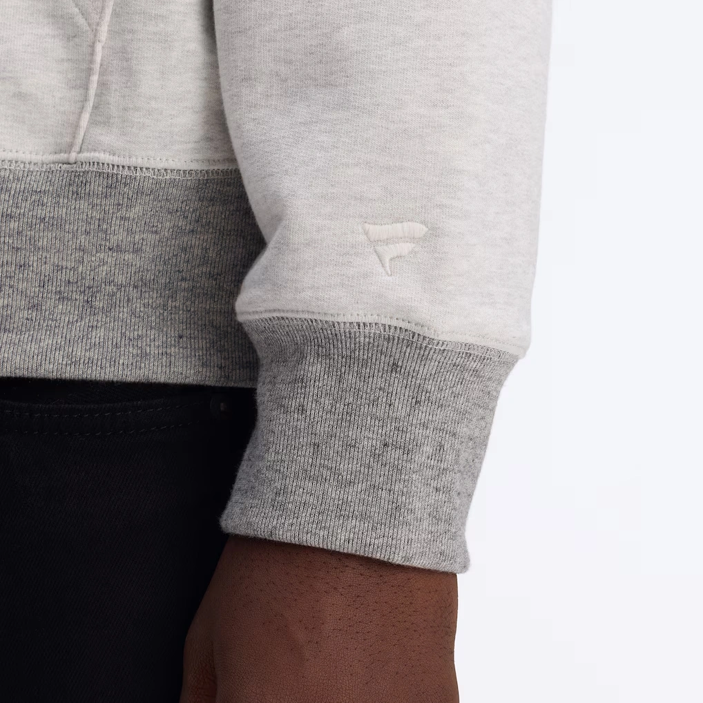 Las Vegas Raiders Fanatics Heather Gray IconicFleece Pocket Sweatshirt