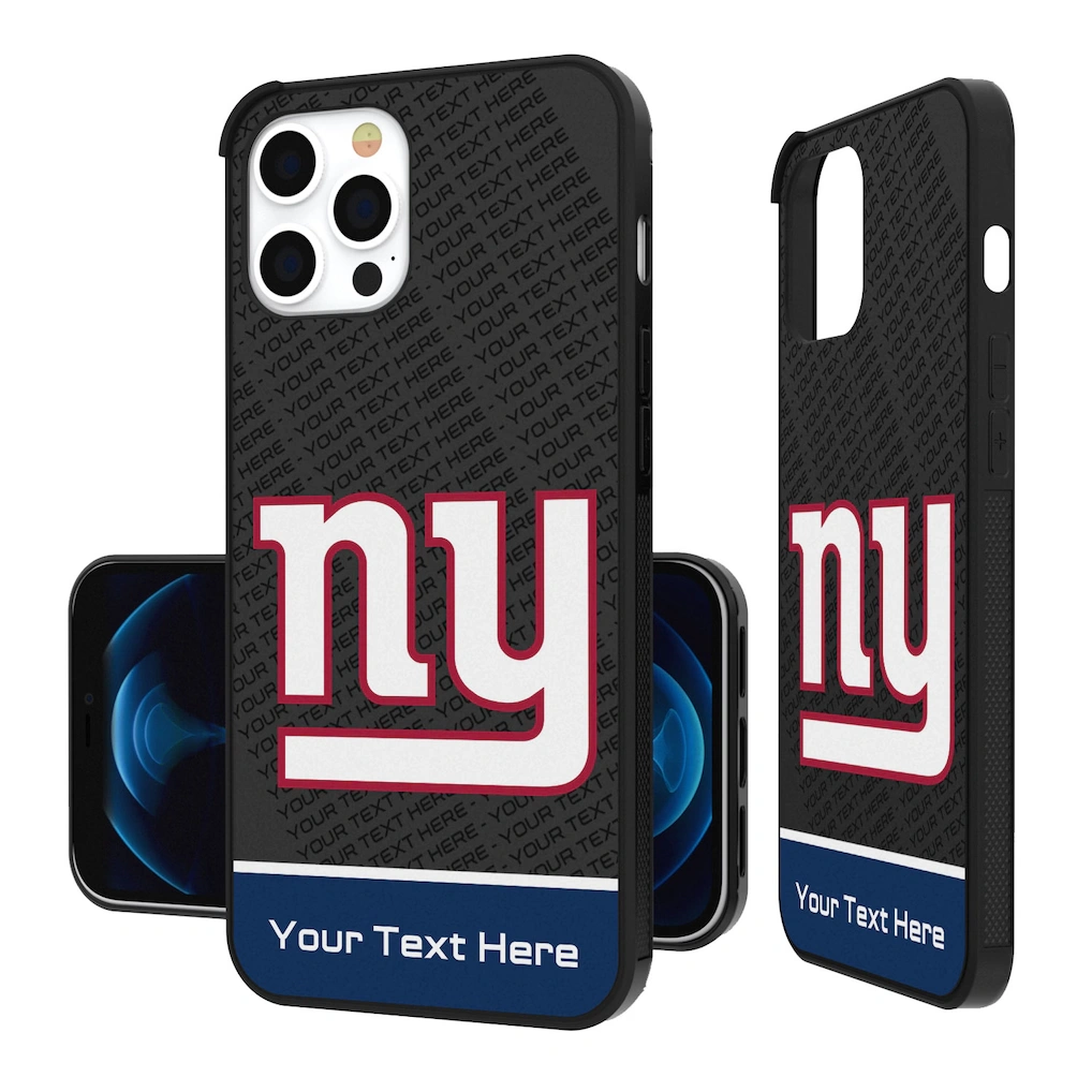 New York Giants Personalized EndZone Plus Design iPhone Bump Case