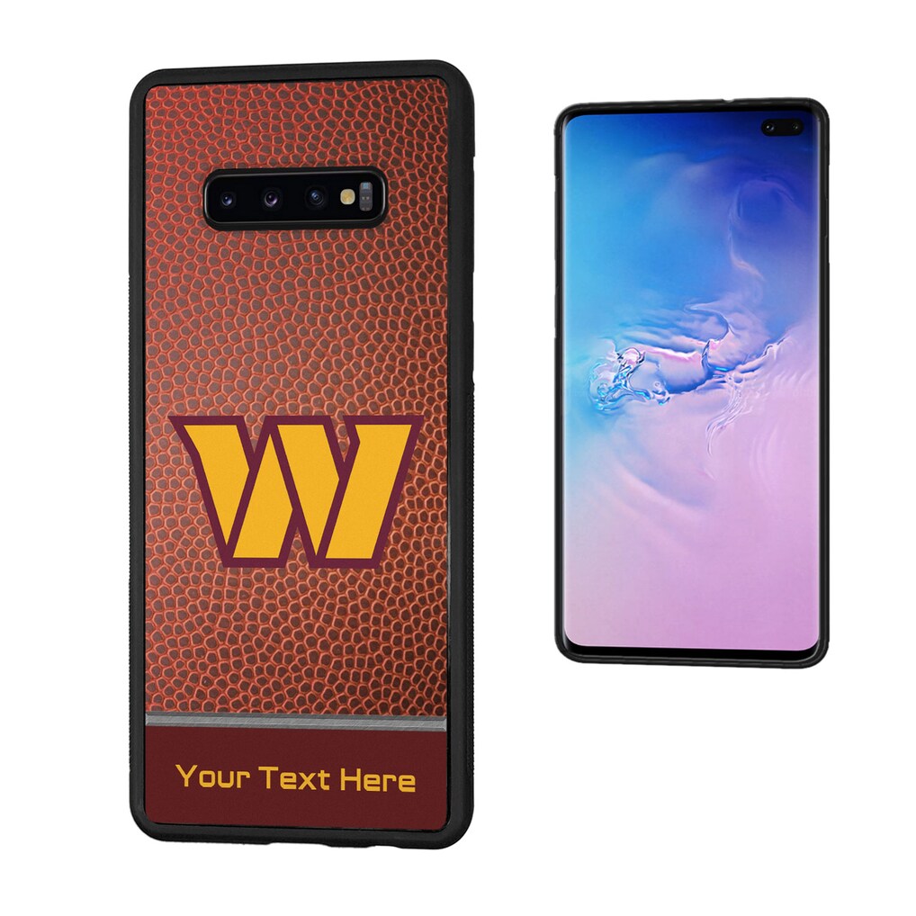 Washington Commanders Personalized Football Design Galaxy Bump Case