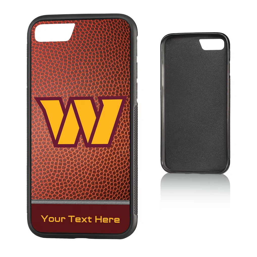 Washington Commanders Personalized Football Design Galaxy Bump Case