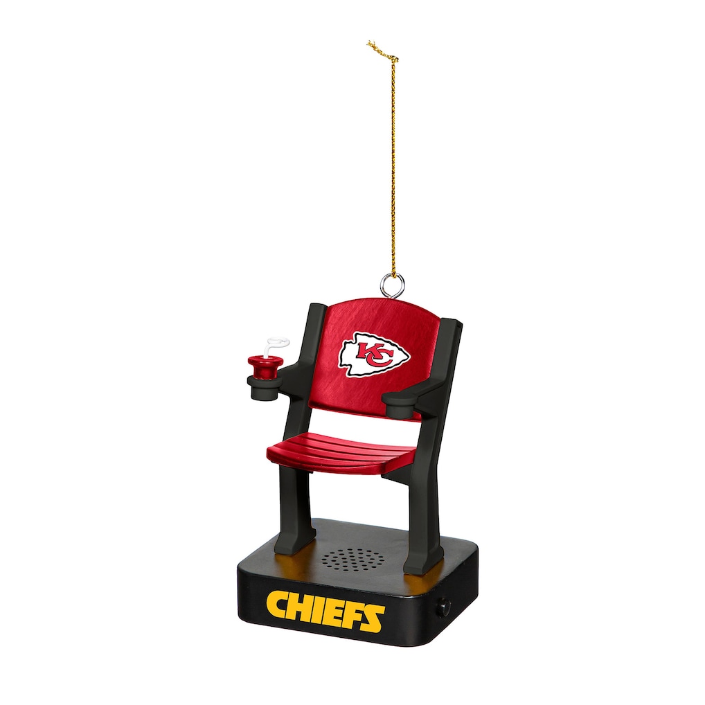 Kansas City Chiefs Stadium Seat Ornament with Sound