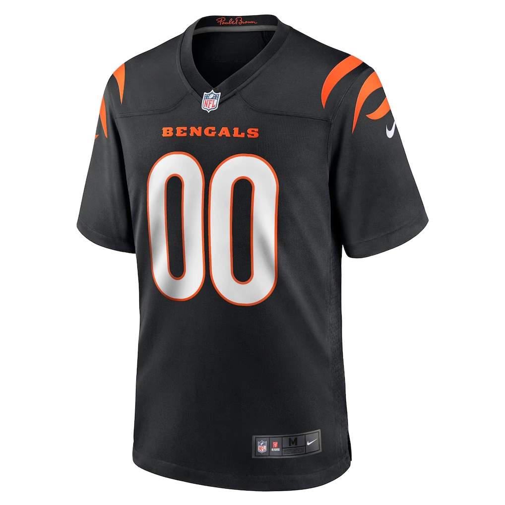 Youth Cincinnati Bengals Nike Black Logo Game Custom Jersey