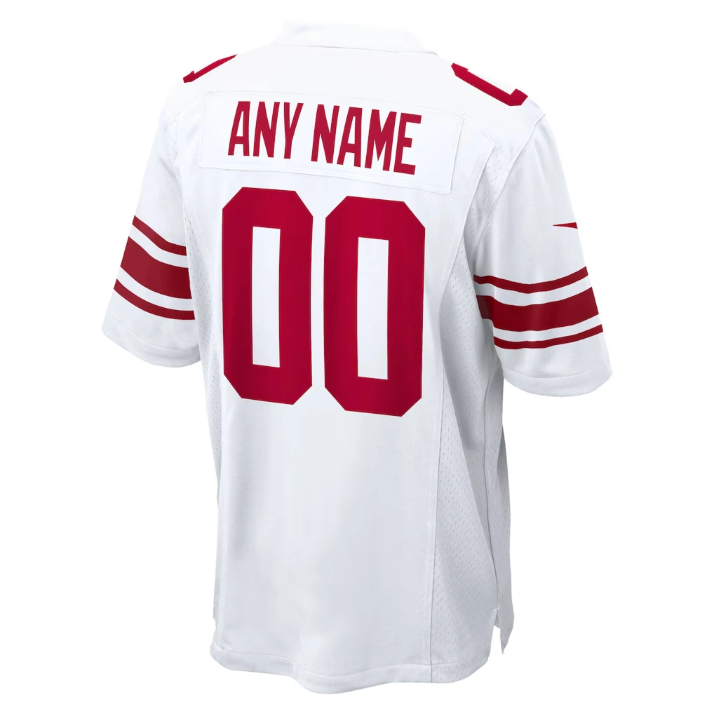 Men's New York Giants Nike White Custom Game Jersey