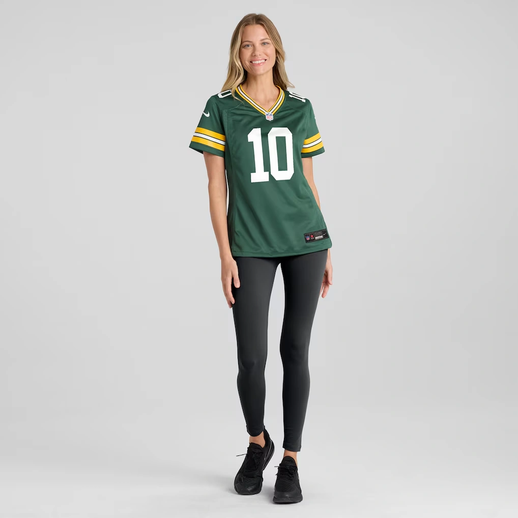 Women's Green Bay Packers Jordan Love Nike Green Game Jersey