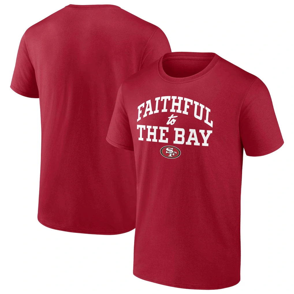 Men's San Francisco 49ers Fanatics Scarlet Faithful to the Bay T-Shirt