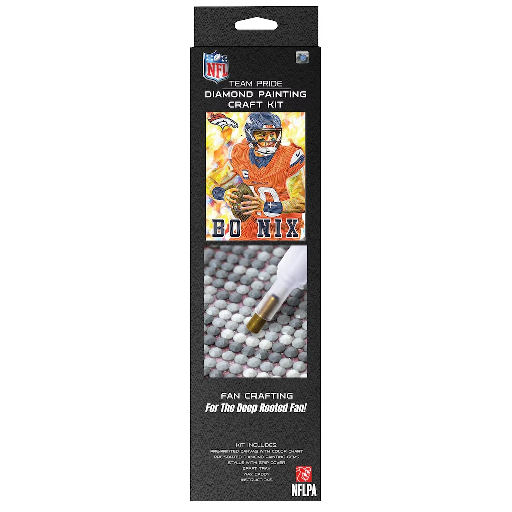 Denver Broncos Bo Nix Diamond Painting Craft Kit
