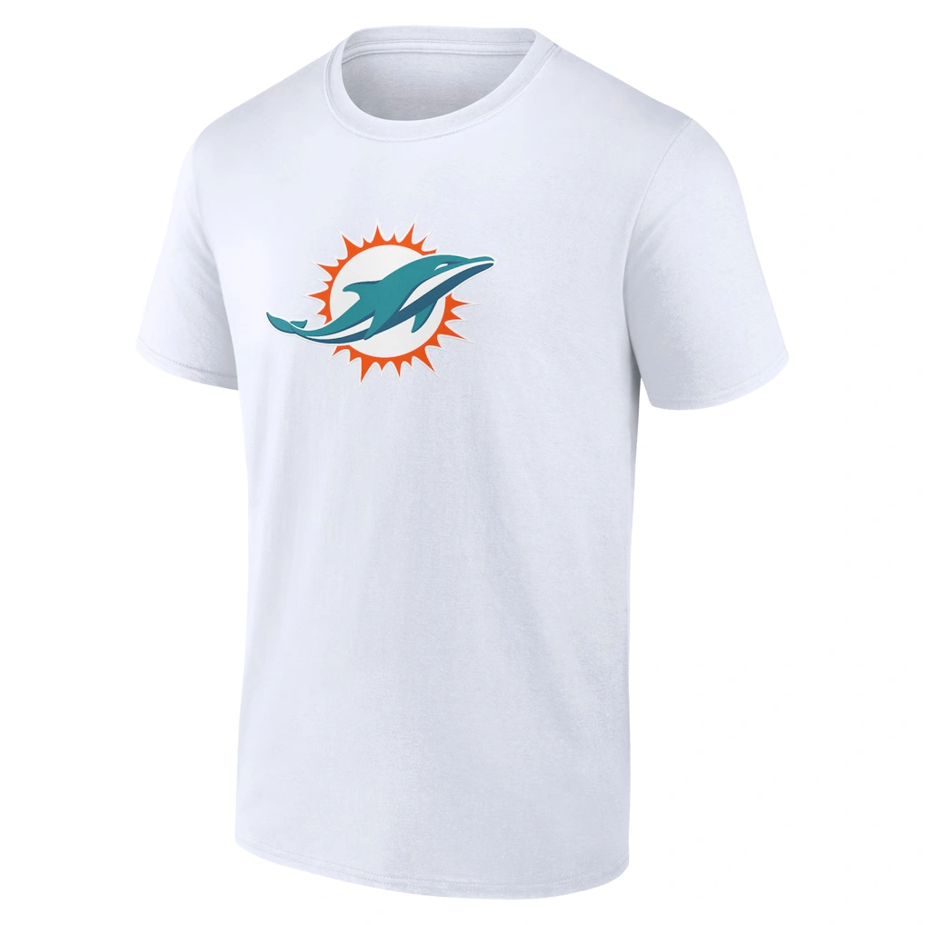 Men's Miami Dolphins Tyreek Hill White Icon Player Name & Number T-Shirt