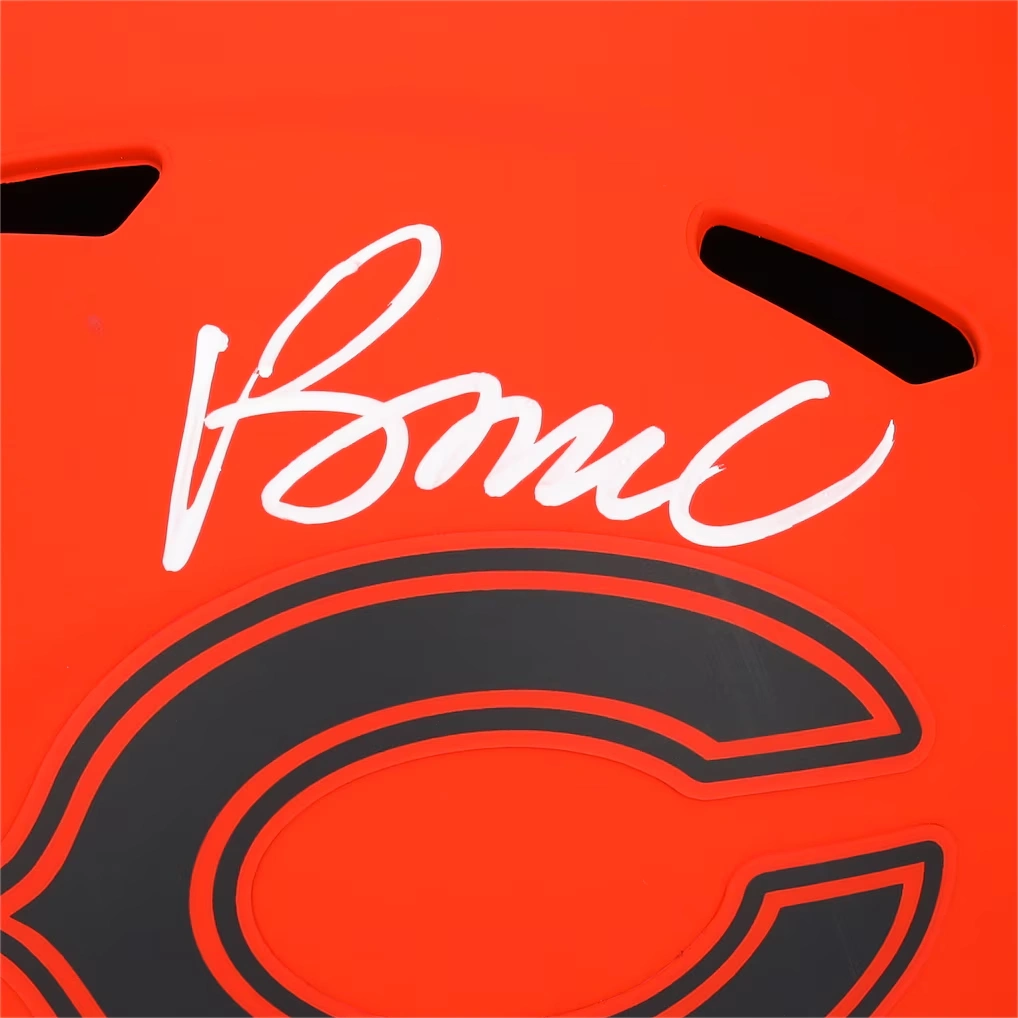 Rome Odunze Chicago Bears Autographed Fanatics Authentic Riddell Rave Speed Replica Helmet