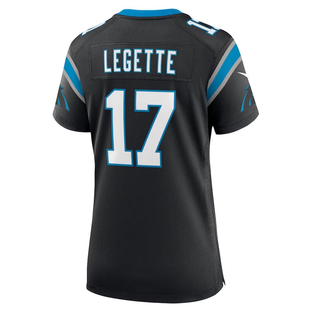 Women's Carolina Panthers Xavier Legette Nike Black Game Jersey