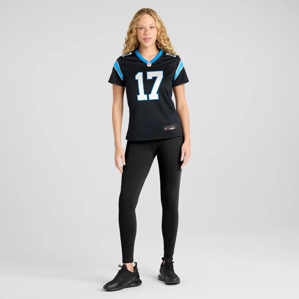 Women's Carolina Panthers Xavier Legette Nike Black Game Jersey
