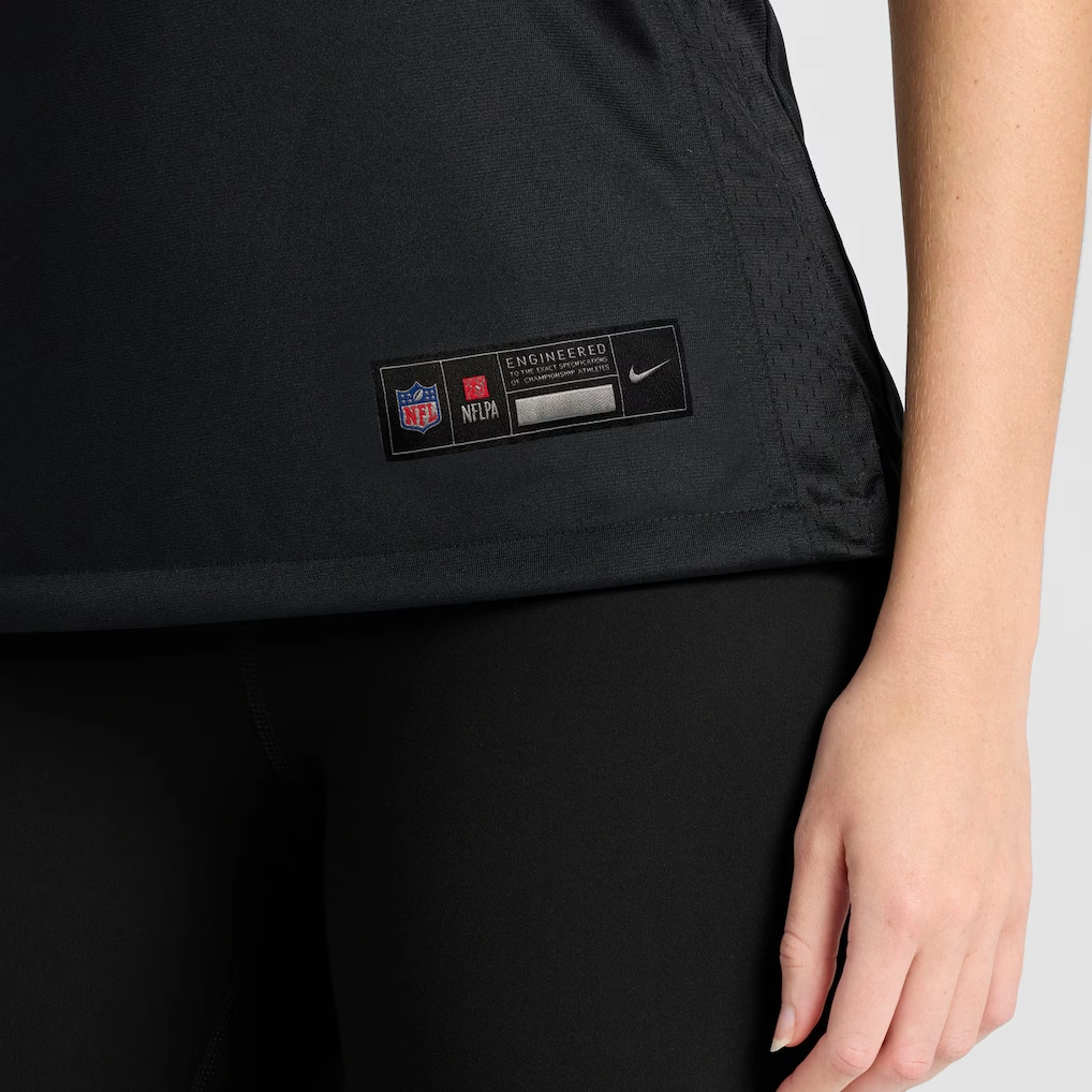 Women's Carolina Panthers Xavier Legette Nike Black Game Jersey