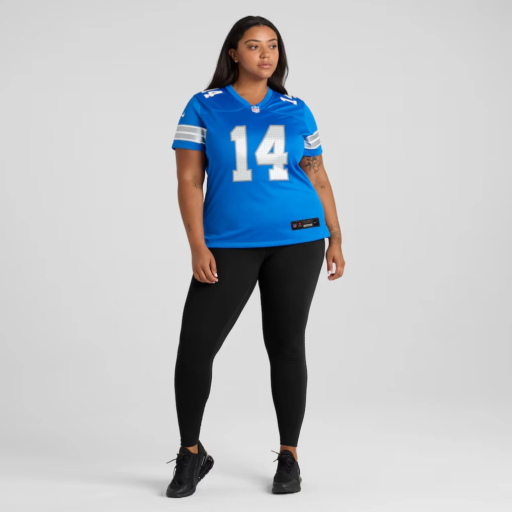 Women's Detroit Lions Amon-Ra St. Brown Nike Blue Team Game Jersey
