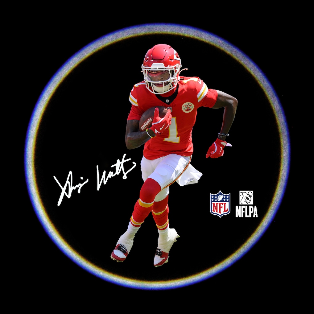 Kansas City Chiefs Xavier Worthy LED Car Door Light