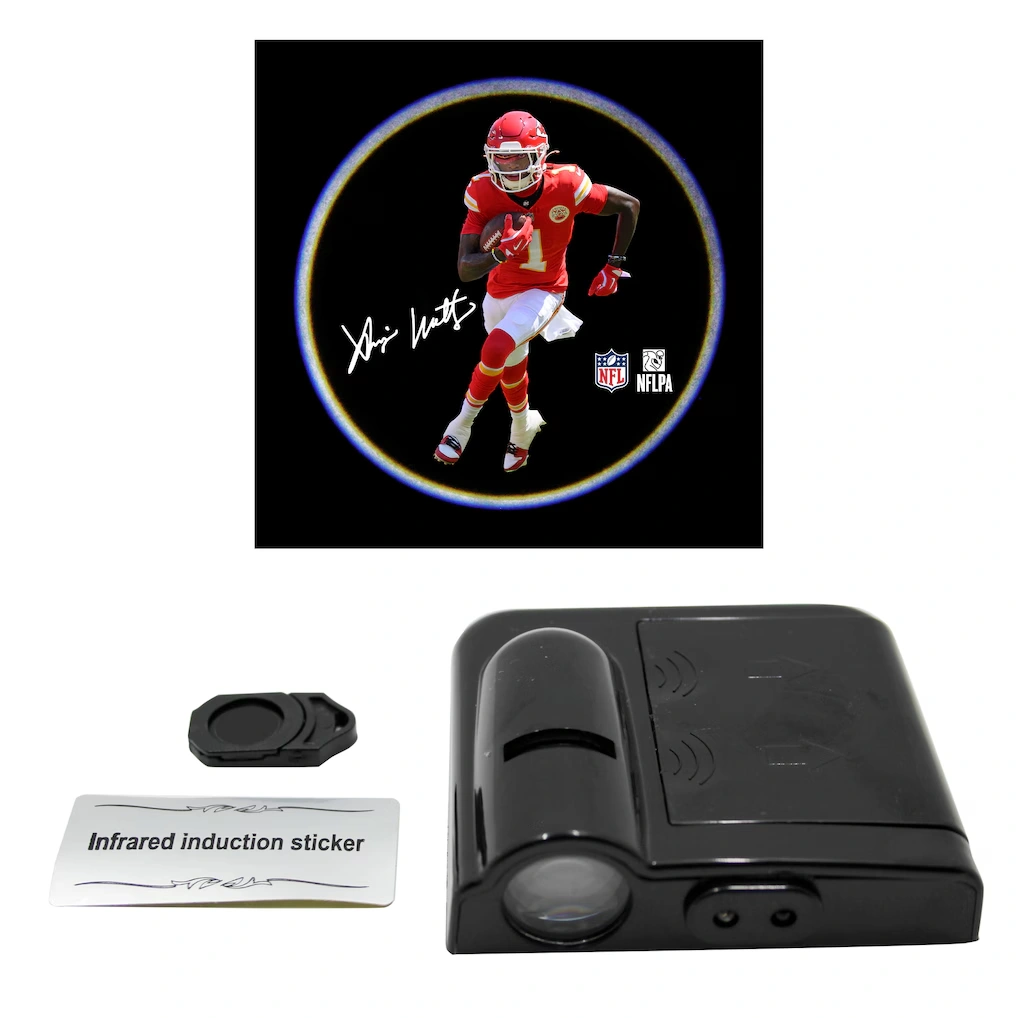 Kansas City Chiefs Xavier Worthy LED Car Door Light