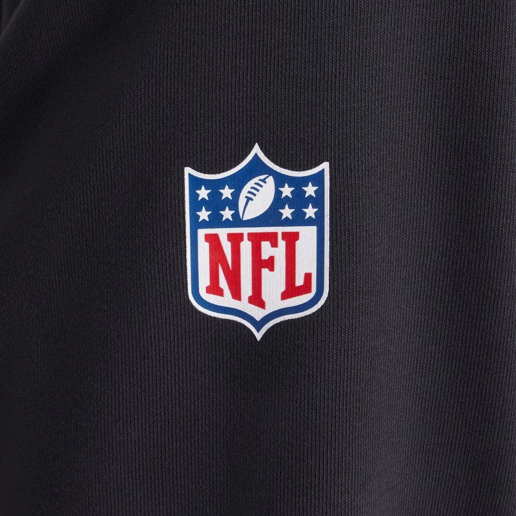 Men's San Francisco 49ers Nike Black 2025 Rivalries Collection Standard Issue Sideline Dri-FIT Hoodie