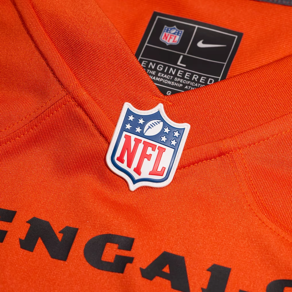 Men's Cincinnati Bengals Nike Orange Alternate Game Custom Jersey