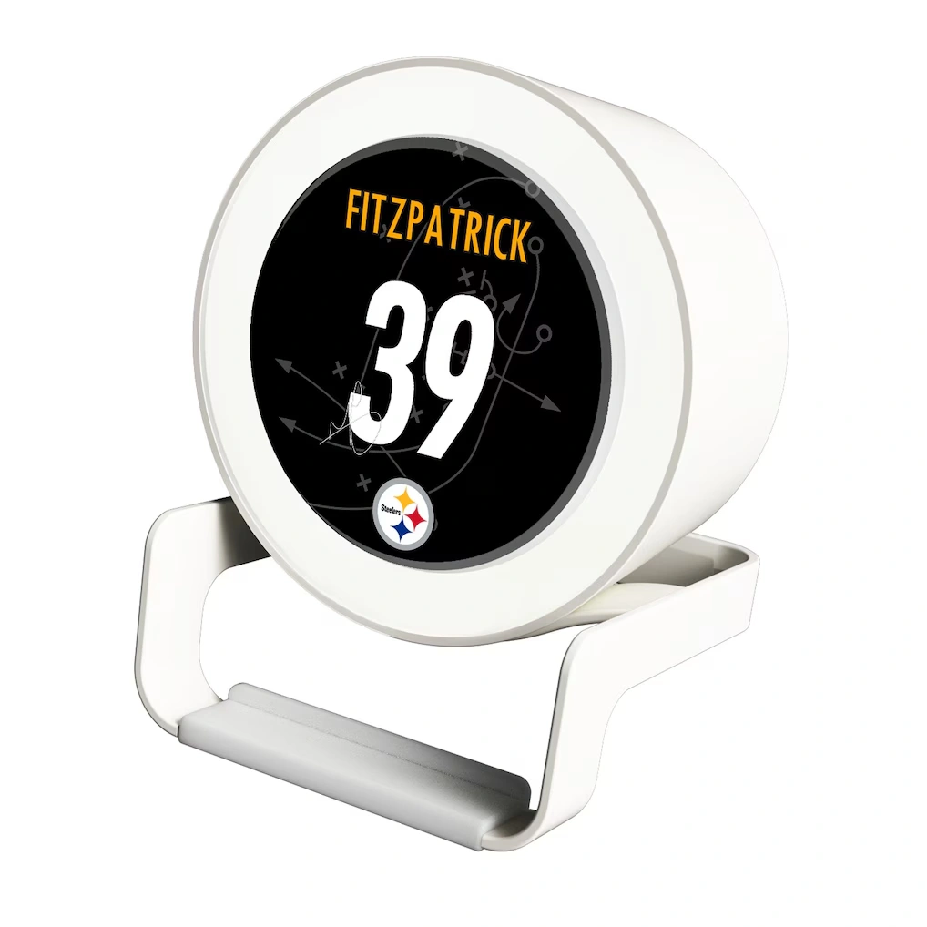 Pittsburgh Steelers Minkah Fitzpatrick Keyscaper White Night Light Charger and Bluetooth Speaker