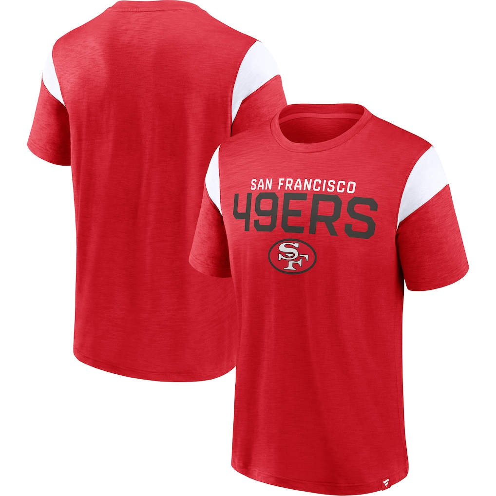 Men's San Francisco 49ers Fanatics Scarlet Home Stretch Team T-Shirt