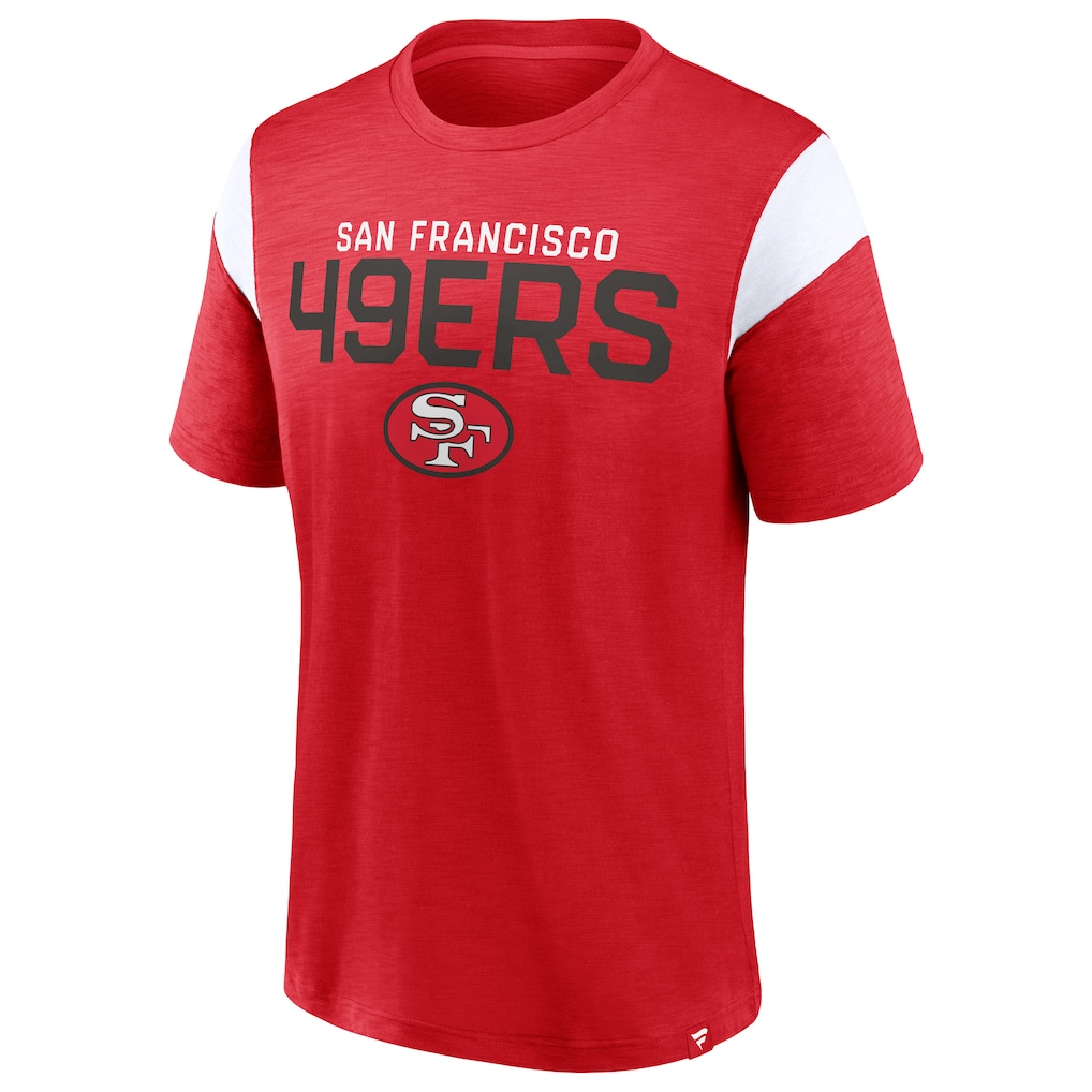 Men's San Francisco 49ers Fanatics Scarlet Home Stretch Team T-Shirt