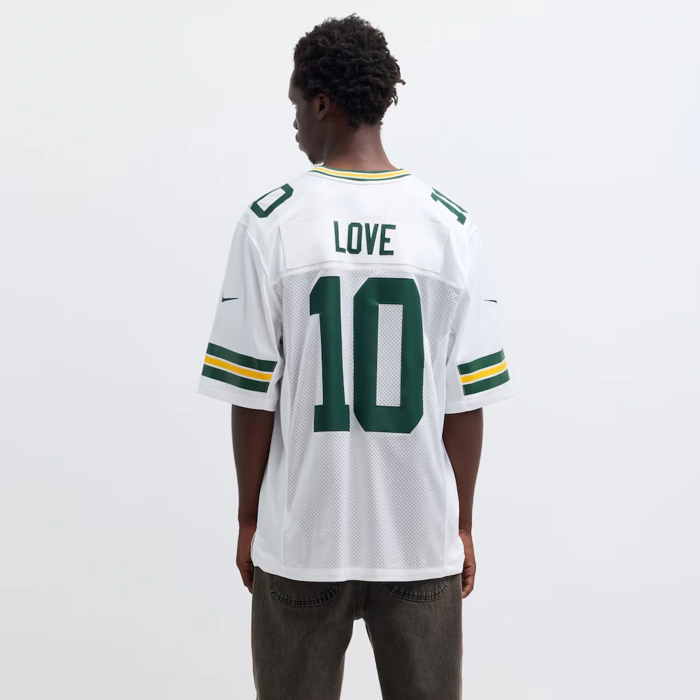 Men's Green Bay Packers Jordan Love Nike White Vapor Untouchable Limited Jersey