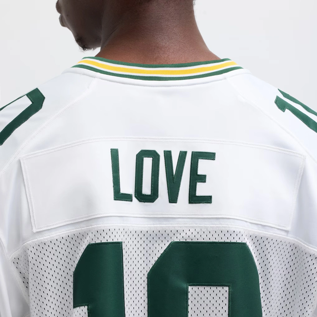 Men's Green Bay Packers Jordan Love Nike White Vapor Untouchable Limited Jersey