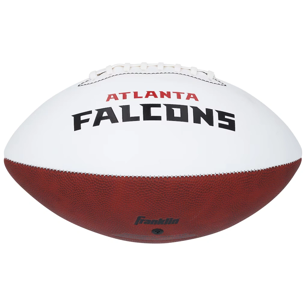 Michael Penix Jr. Atlanta Falcons Autographed Fanatics Authentic Franklin White Panel Football