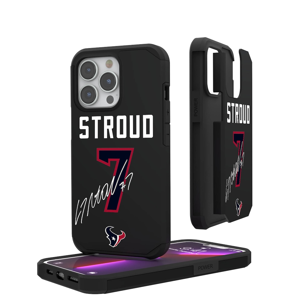 Houston Texans C.J. Stroud Keyscaper iPhone Rugged Case