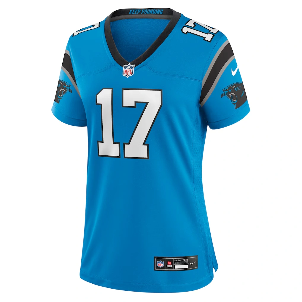 Women's Carolina Panthers Xavier Legette Nike Blue Alternate Game Jersey