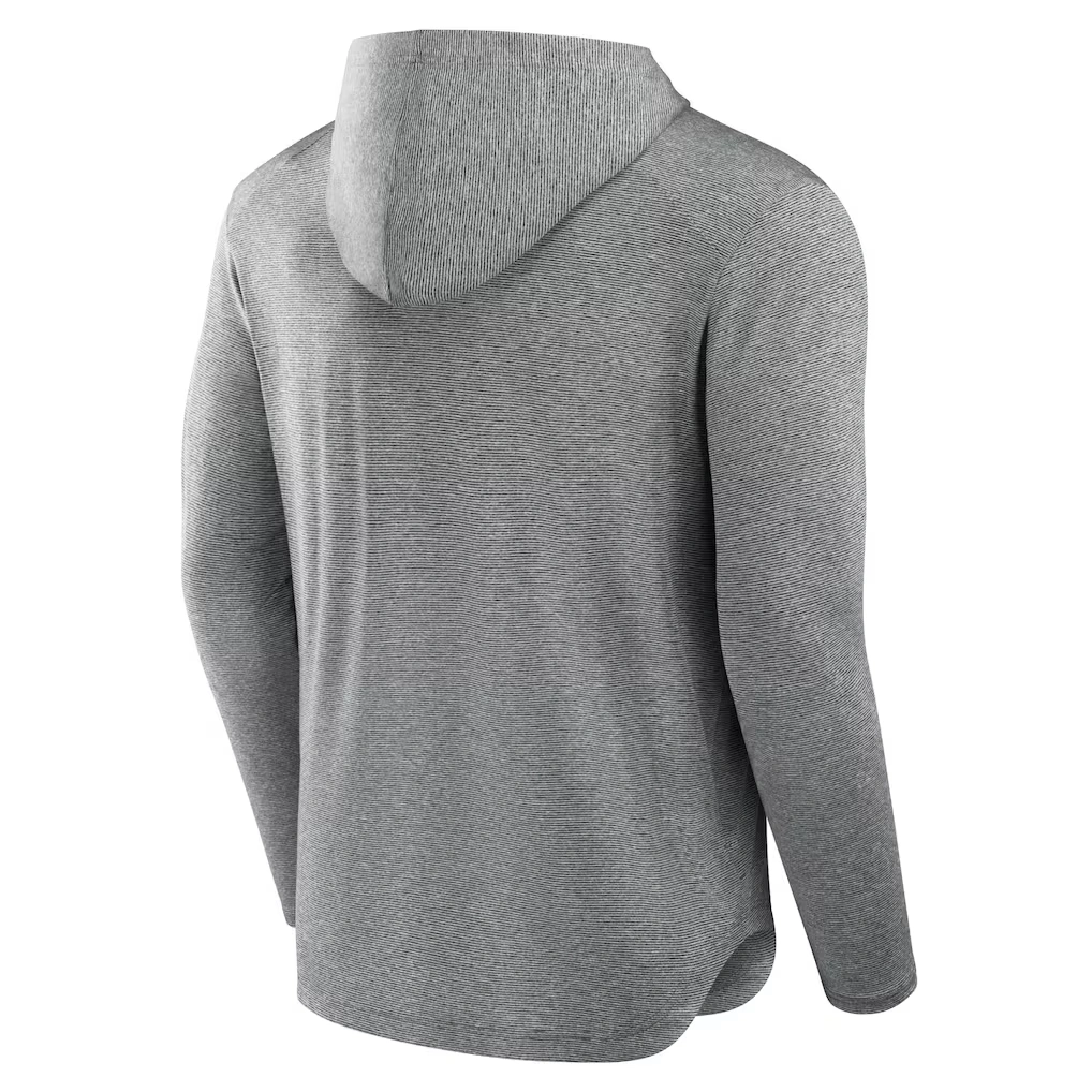 Men's Pittsburgh Steelers Fanatics Black Front Office Tech Lightweight Hoodie T-Shirt