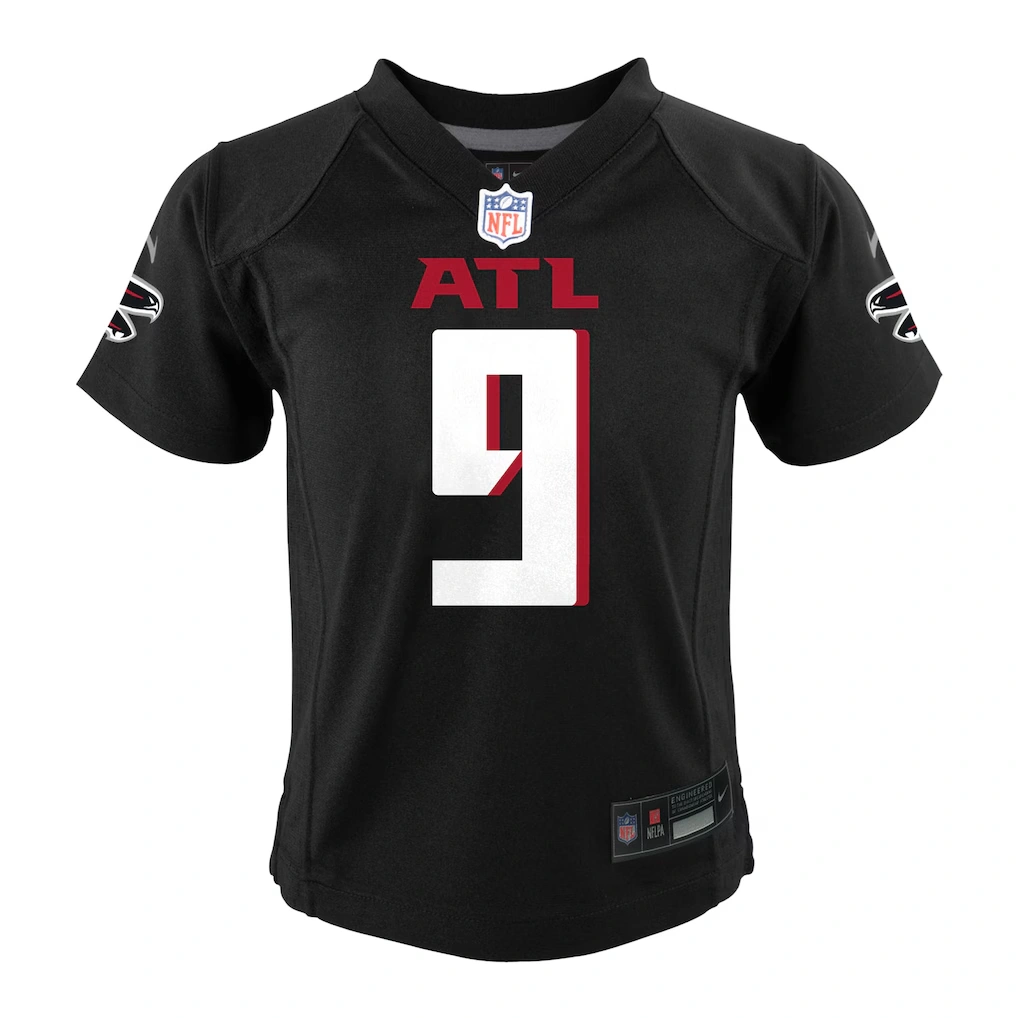 Preschool Atlanta Falcons Michael Penix Jr. Nike Black Team Game Jersey