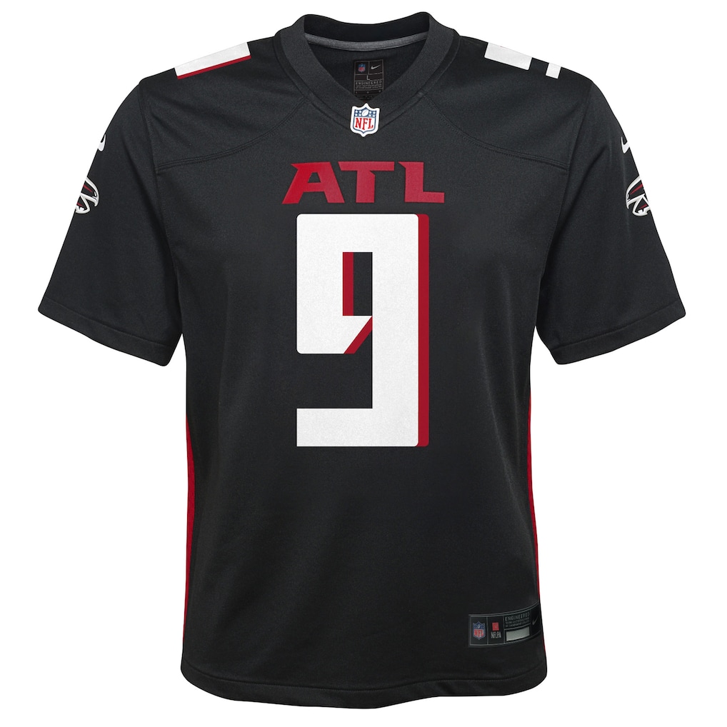 Youth Atlanta Falcons Michael Penix Jr. Nike Black Team Game Jersey