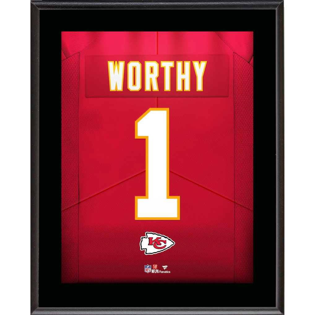 Xavier Worthy Kansas City Chiefs Fanatics Authentic 10.5" x 13" Jersey Number Sublimated Player Plaque