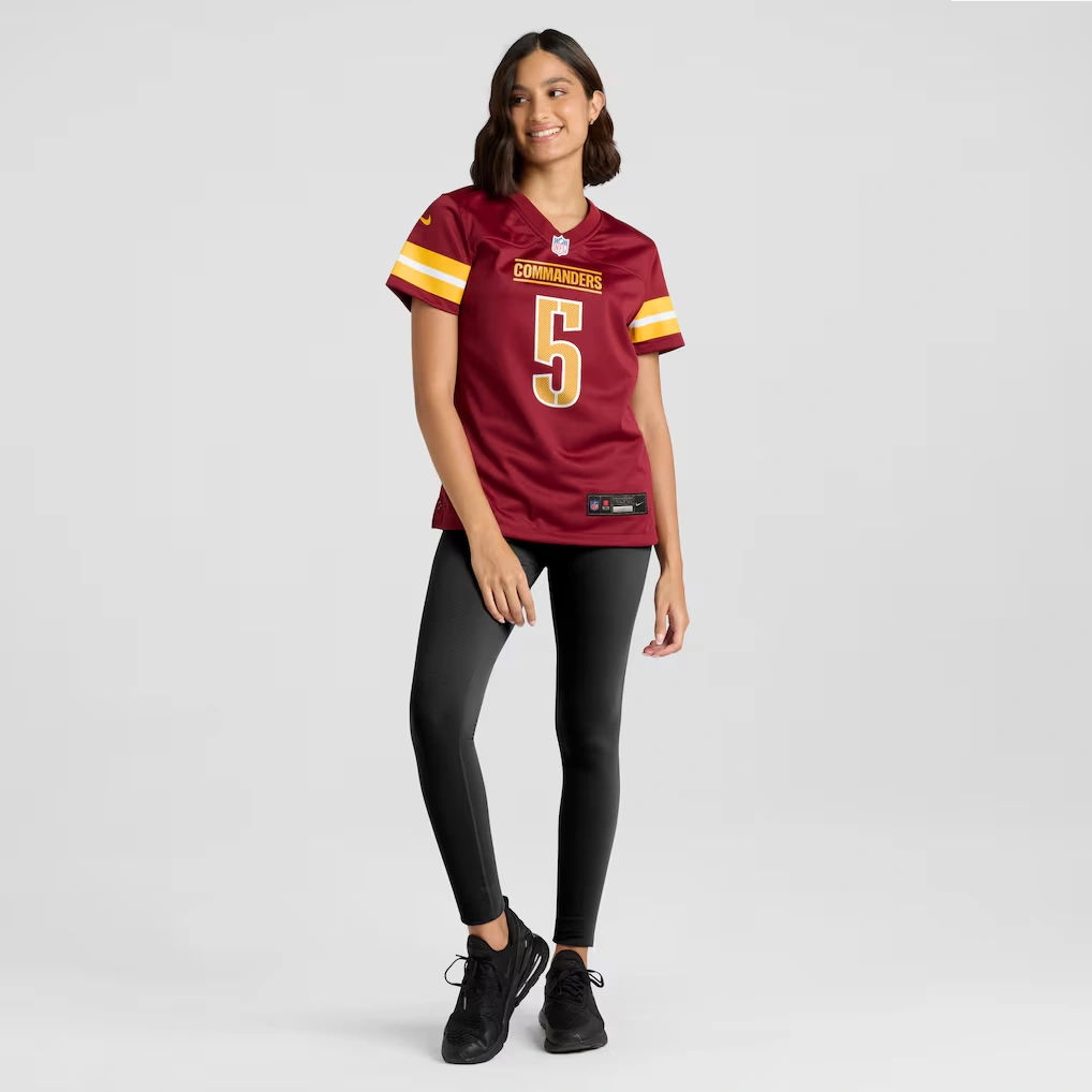 Women's Washington Commanders Jayden Daniels Nike Burgundy Player Game Jersey